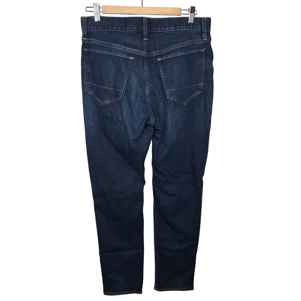 Banana Republic Travel Jeans Athletic Fit 31x32 Washwell Mid Blue Wash Stretch